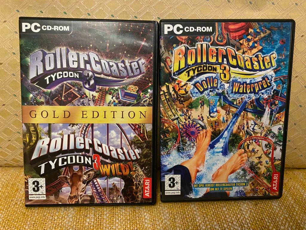PC Game: RollerCoaster Tycoon 3 (3-Pack)  (Atari), 1 speler, Ophalen of Verzenden, Zo goed als nieuw, Vanaf 3 jaar