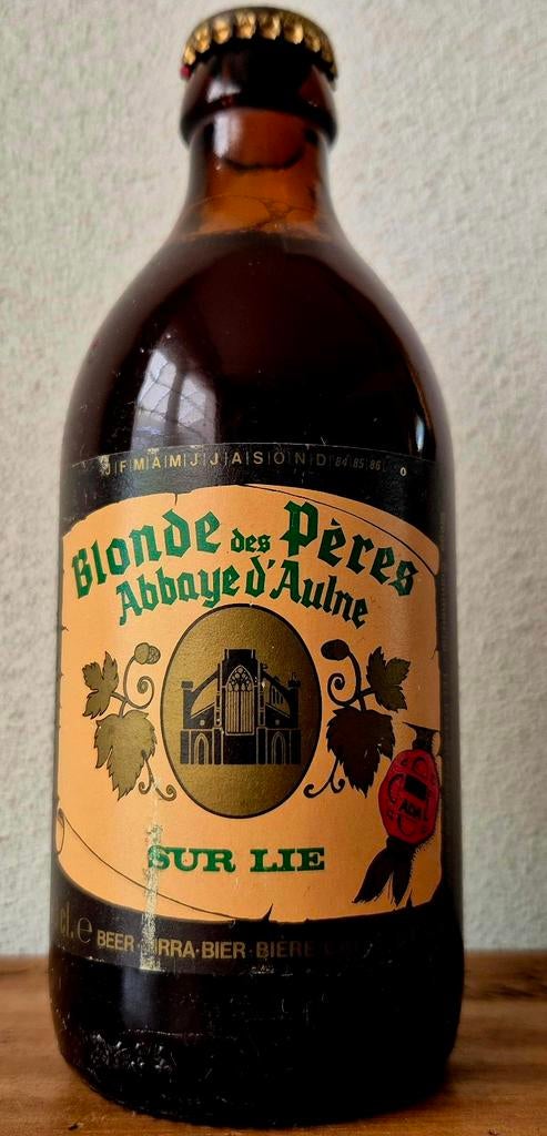 1984 volle fles blonde des Peres sur lie Abdij dÃulne ADA, Verzamelen, Ophalen of Verzenden, Flesje(s), Overige merken