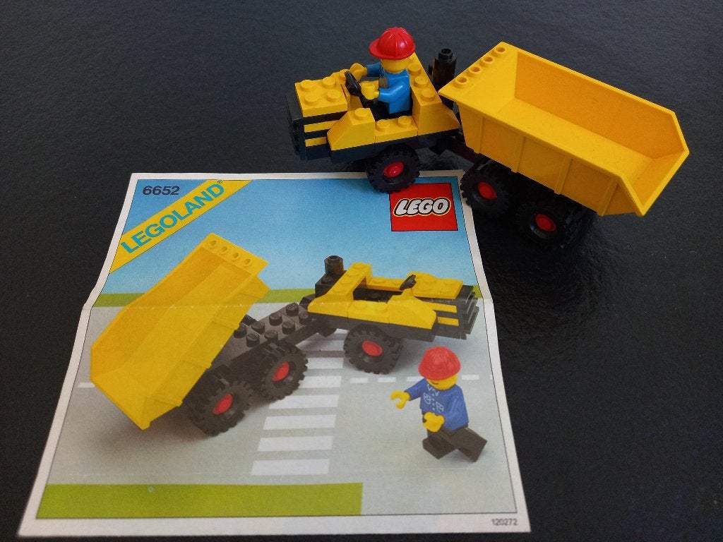 LEGO kiepwagen 6652 - Compleet, Gebruikt, Lego, Ophalen of Verzenden, Complete set
