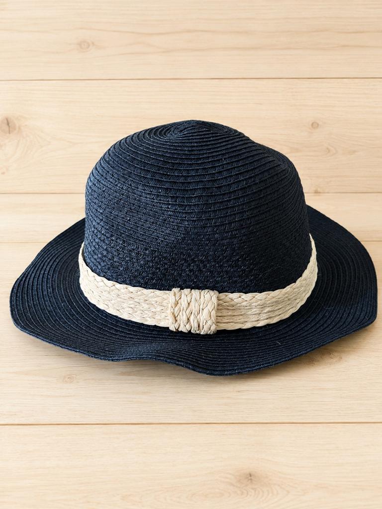 Stijlvolle strohoed met beige band, Kleding | Dames, Hoeden en Petten, Hoed, One size fits all, Ophalen of Verzenden, Onbekend