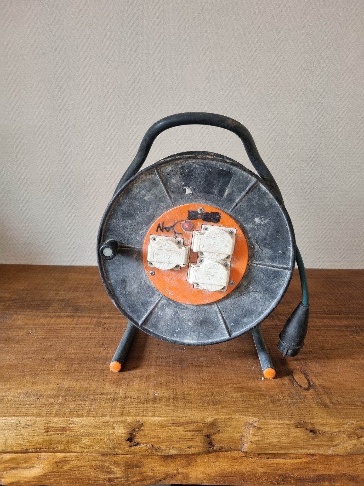 goede haspel 50 meter, Doe-het-zelf en Verbouw, Elektra en Kabels, Ophalen, Kabel of Snoer