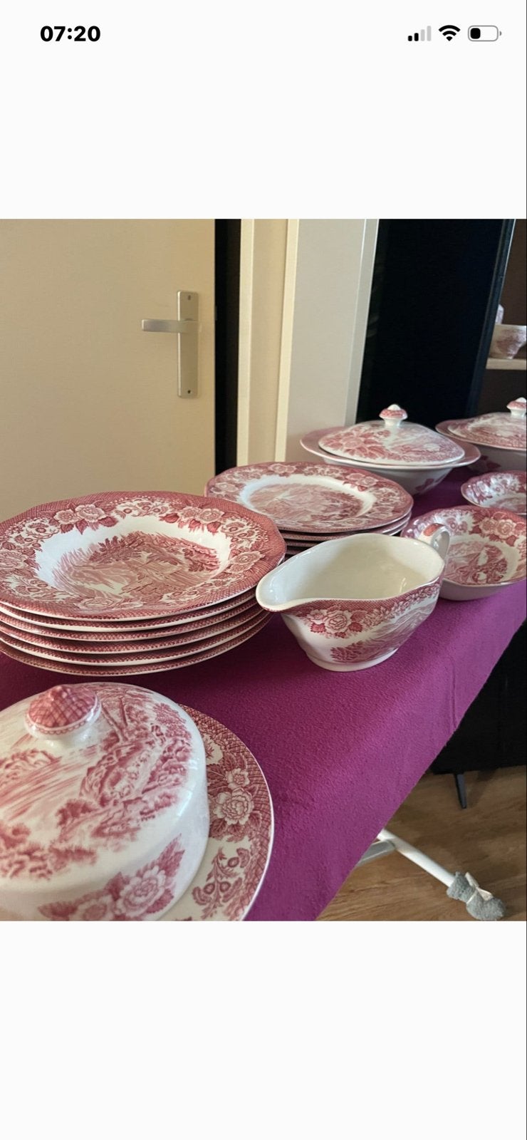 Uitgebreid Wedgwood Lochs of Scotland servies, Antiek en Kunst, Ophalen of Verzenden
