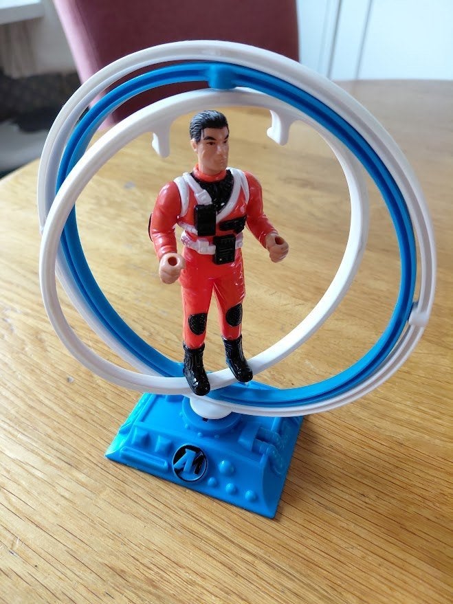 Vintage Action Man figuren Mc Donald's, Ophalen, Gebruikt