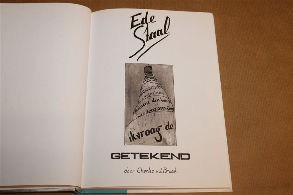 Ede Staal Getekend — Stripboek van Groningse Liedjes, Ophalen of Verzenden, Zo goed als nieuw, Artiest