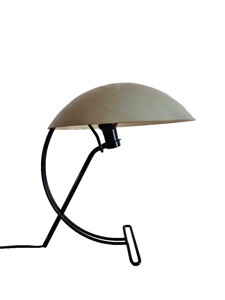 Zeer mooie originele NB 100 Louis Kalff design Tafellamp, Gebruikt, Philips, Metaal, Design