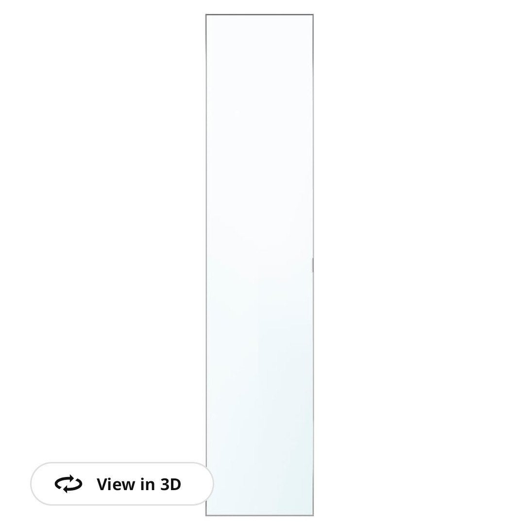 Ikea Aheim mirror pax doors x4, 200 cm of meer, Ophalen of Verzenden, Zo goed als nieuw, Rechthoekig