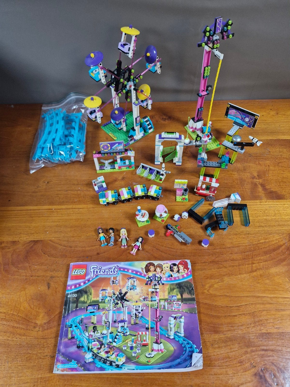 LEGO Friends 41130 Achtbaan Pretpark, Ophalen of Verzenden, Gebruikt, Overige merken