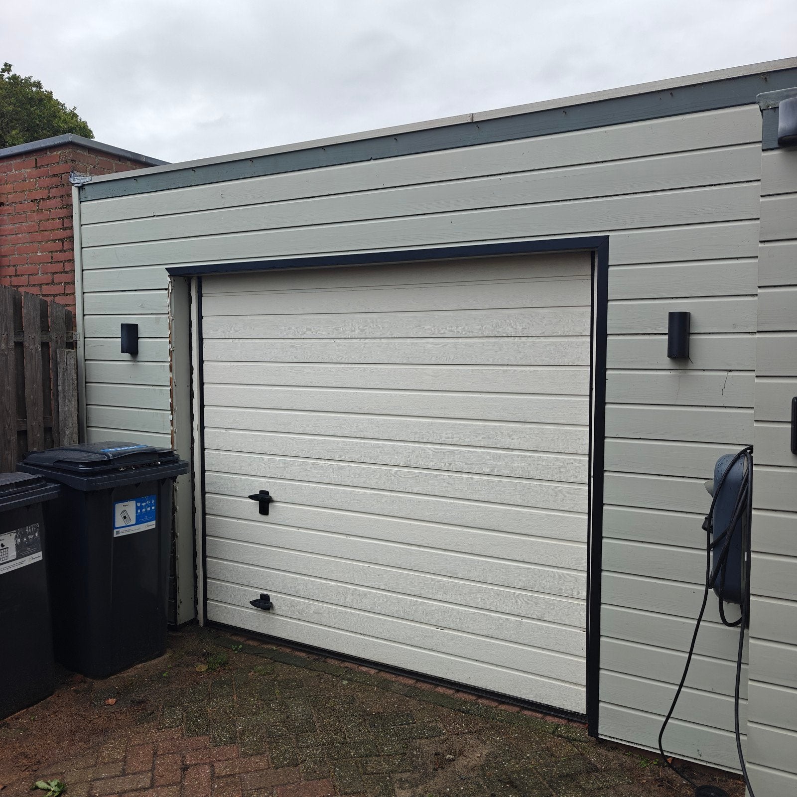 novo ferm garage deur wit, Ophalen, Gebruikt, Garagedeur, 120 cm of meer