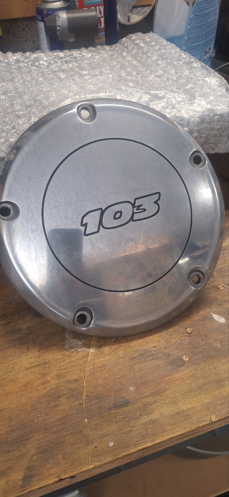 Harley Davidson Dyna Derby Cover Origineel HD 103, Ophalen of Verzenden, Gebruikt