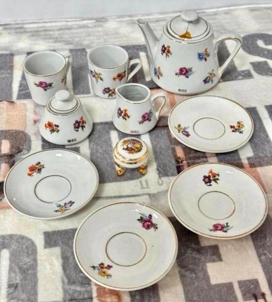 Van Nelle vintage 1960-1970 kinderservies porselein servies, Ophalen of Verzenden