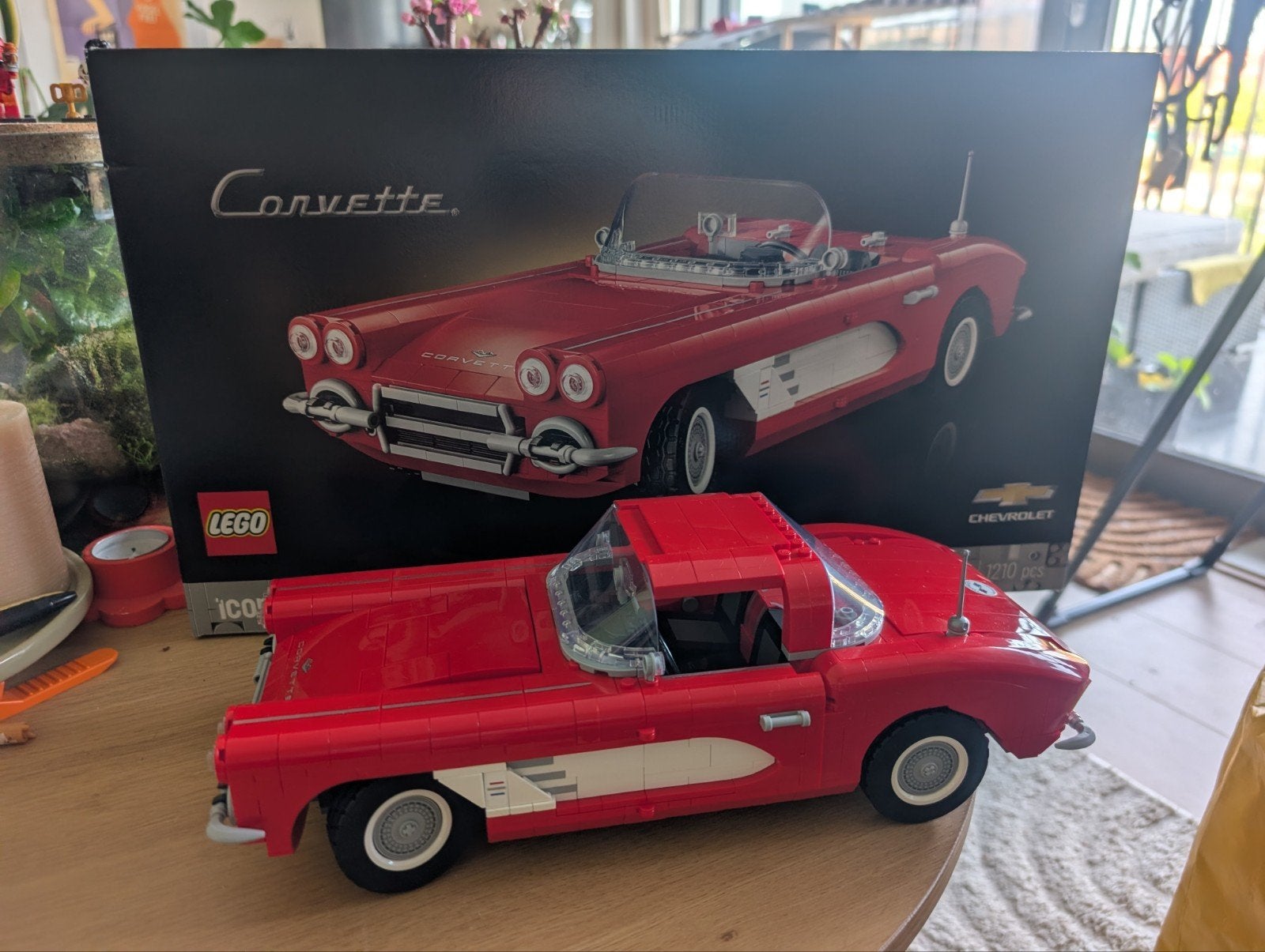 Lego Icons Corvette 10321, Ophalen of Verzenden, Zo goed als nieuw