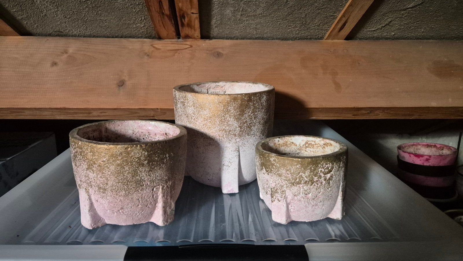 PTMD Collection bloempot, Rond, Ophalen of Verzenden, Aardewerk, Minder dan 40 cm
