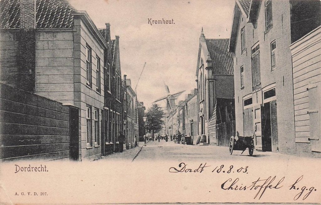 702-180-013 Kromhout Dordrecht, Verzenden, Voor 1920, Zuid-Holland