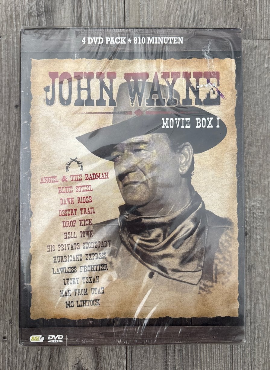 John Wayne Movie Box I - 4 DVD Pack (810 min) - Nieuw, Alle leeftijden, Ophalen of Verzenden, Nieuw in verpakking
