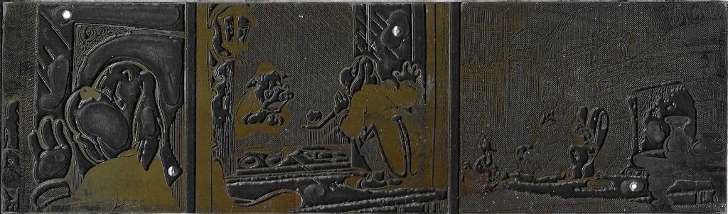 Originele drukplaten/cliché Tom Poes en Olivier B. Bommel, Verzamelen, Ophalen of Verzenden, Olivier B, Bommel en Tom Poes, Gebruikt