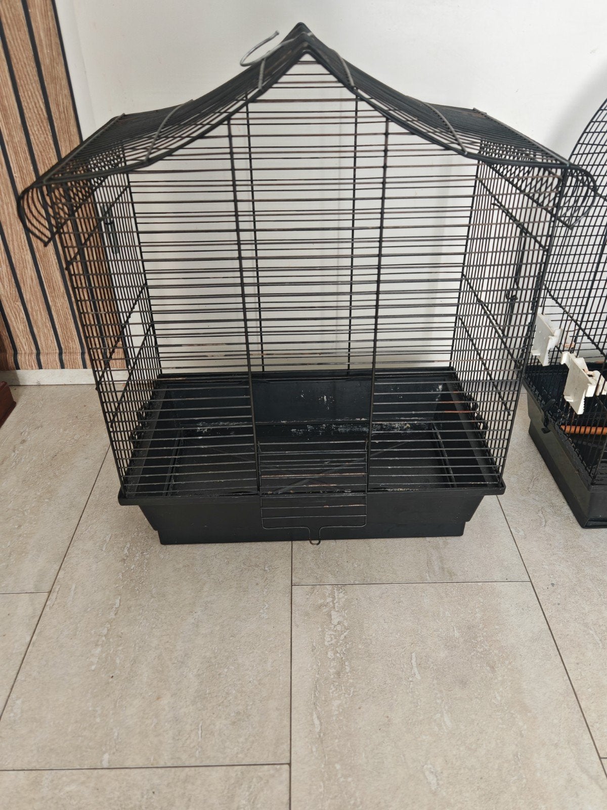 Vogelkooi 10 euro  maar, Ophalen, Zo goed als nieuw, Metaal, Vogelkooi