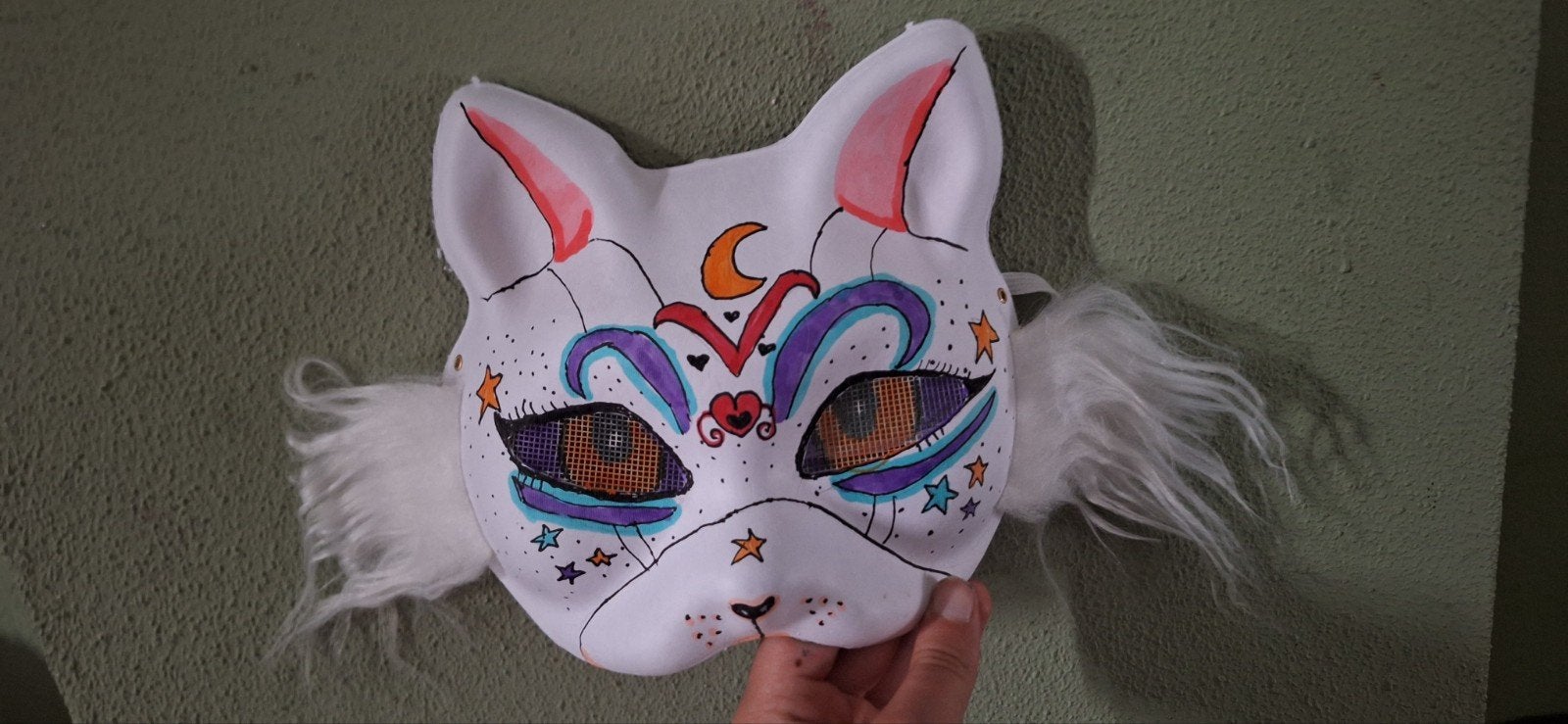 Therian mask!, Hobby en Vrije tijd, Knutselen, Ophalen of Verzenden, Nieuw, Knutselwerk