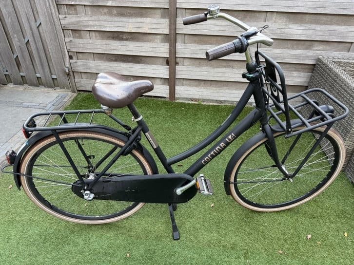 Cortina original U4 transport RN3 zwart zgst, Fietsen en Brommers, Fietsen | Meisjes, Terugtraprem, Versnellingen, Zo goed als nieuw