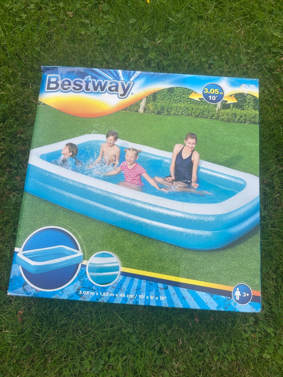 Zwembad 3.05 x 1.83 x 46, Tuin en Terras, Zwembaden, Minder dan 80 cm, Opblaaszwembad, Ophalen of Verzenden, 200 tot 400 cm