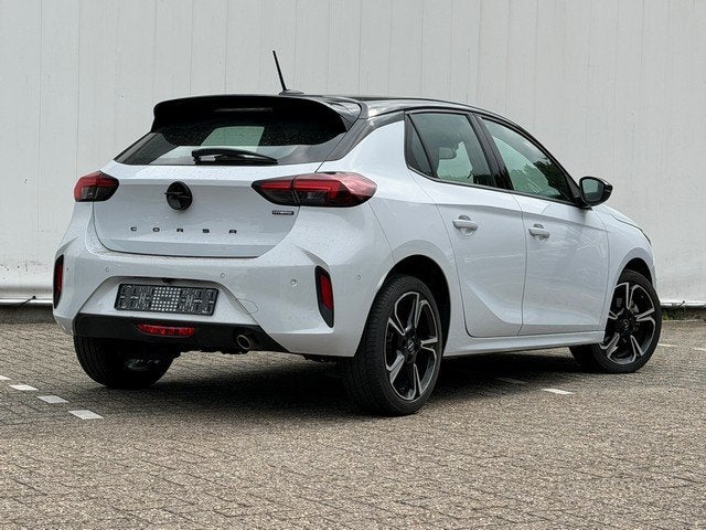 Opel Corsa 1.2 Turbo Hybrid GS met CarPlay, Camera, 17inch V, Auto's, 12 maanden, Stof, Gebruikt, Zwart