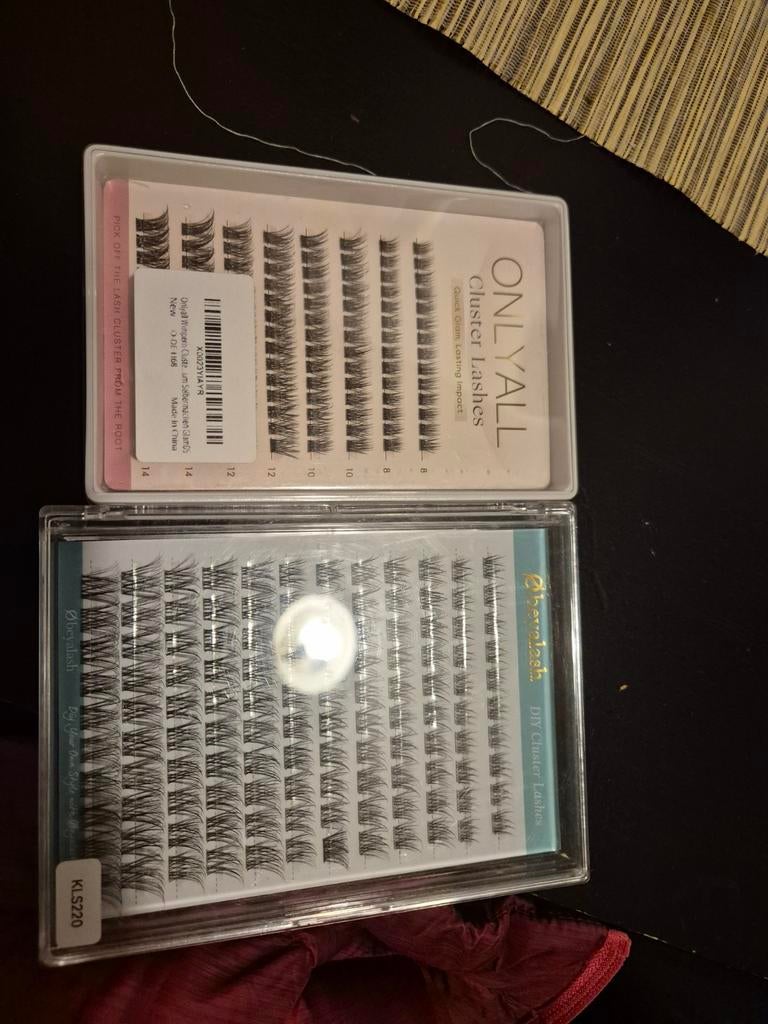 Wimper extensions set - Plakwimpers - Cluster Lashes, Ophalen of Verzenden, Nieuw, Overige typen