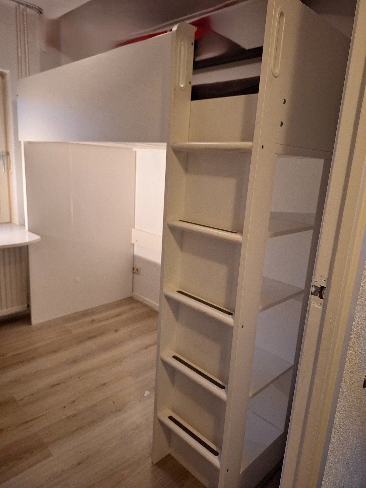 IKEA SMÅSTAD Hoogslaper met opbergruimte, Ophalen, Eenpersoons, Zo goed als nieuw, 200 cm