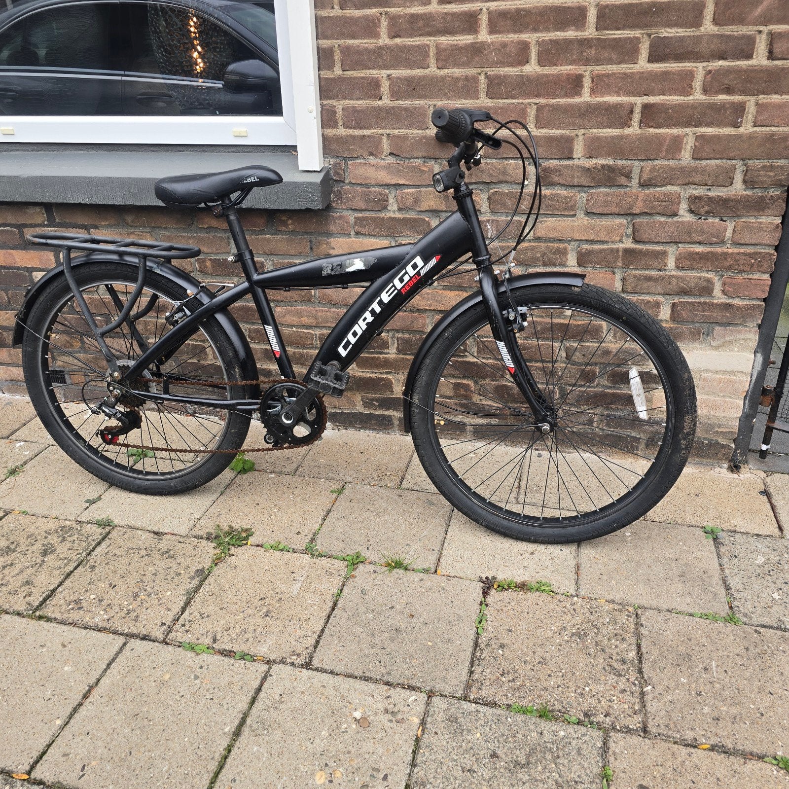 Cortego jongensfiets - 24 inch, 20 inch of meer, Gebruikt, Velgrem, Ophalen