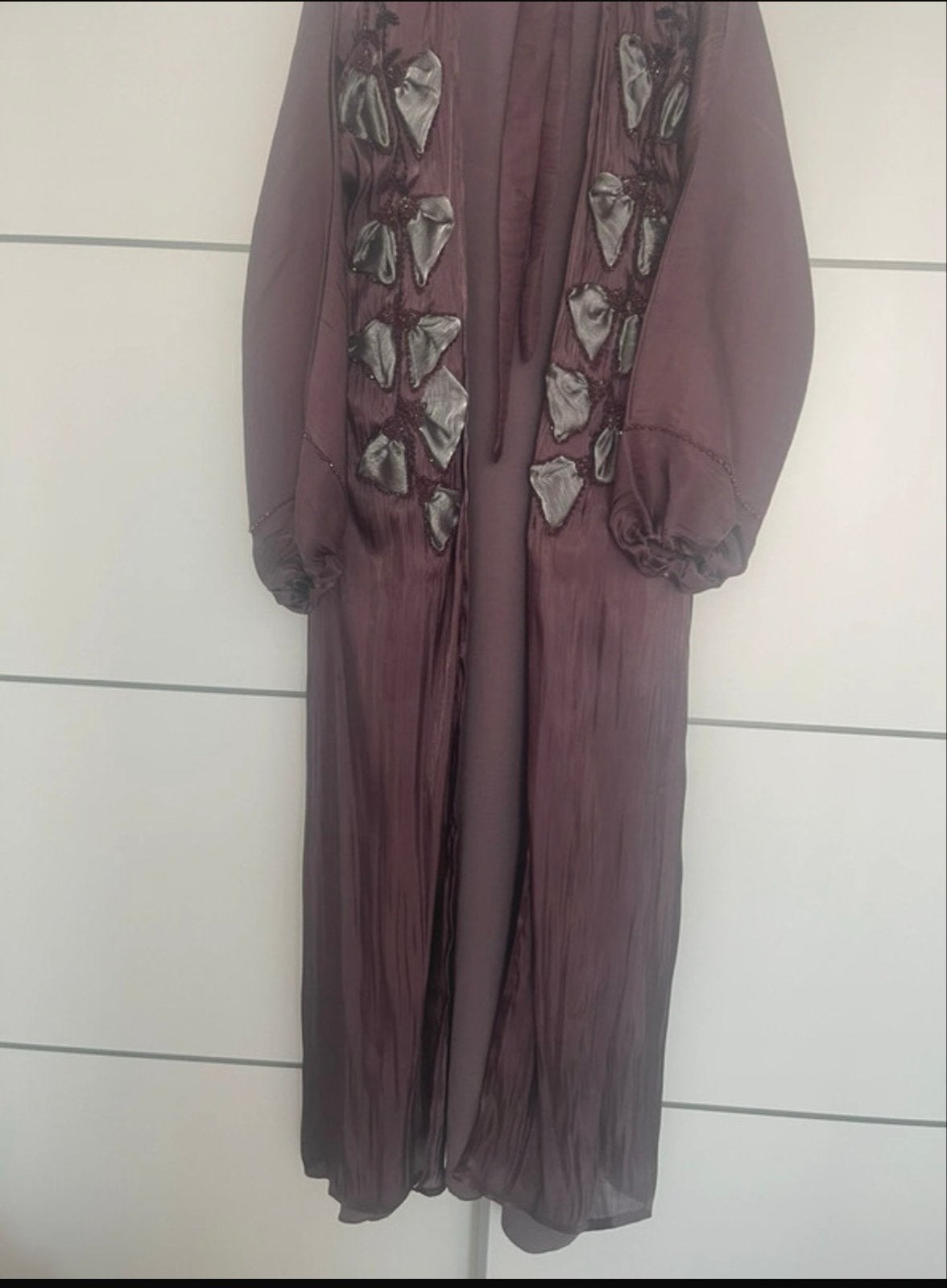 Prachtige Avenue Couture Abaya - Maat 56, Paars, Maat 46/48 (XL) of groter, Ophalen of Verzenden, Zo goed als nieuw