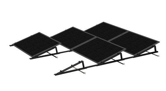 UITVERKOOP Onderconstructie zonnepanelen zwart landscape, Ophalen of Verzenden, Nieuw, 250 mm of meer, Overige typen