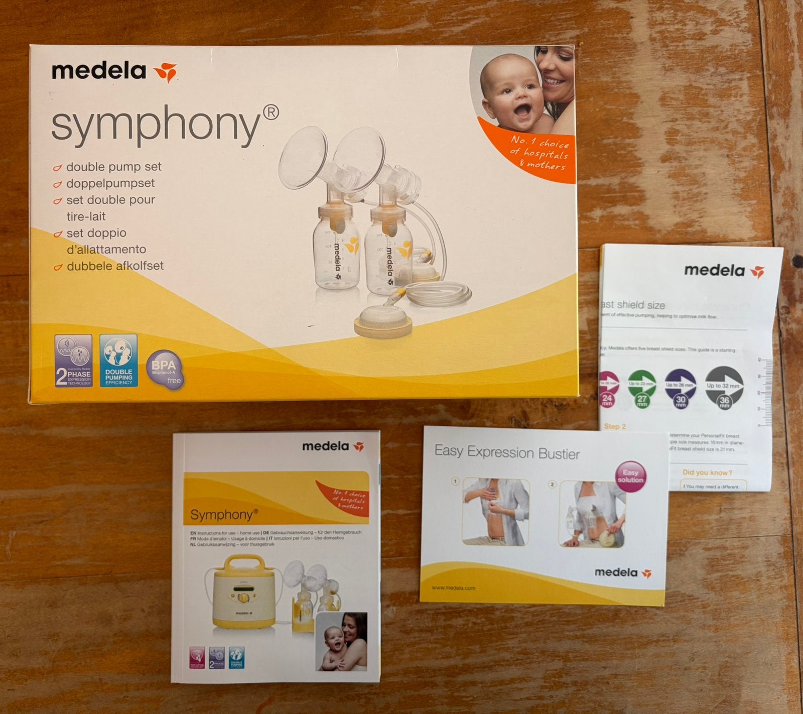 Medela dubbele afkolfset, Ophalen of Verzenden, Gebruikt, Borstkolf