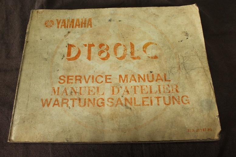 Yamaha DT80 LC 1983 motorcycle service manual anleitung, Ophalen of Verzenden, Yamaha