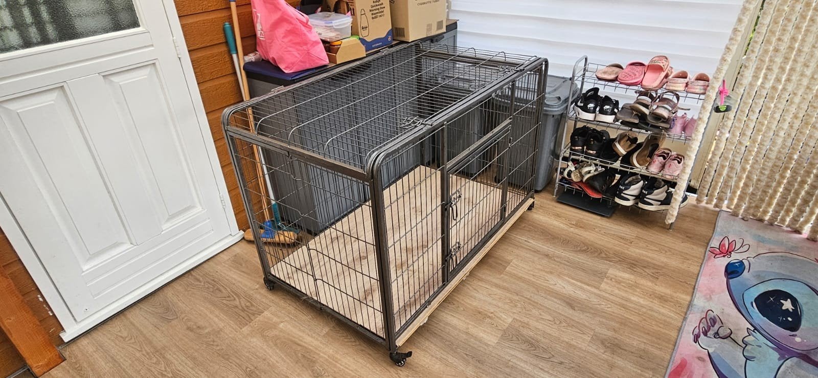 Grote sterke honden bench op wielen., Dieren en Toebehoren, Ophalen, Gebruikt