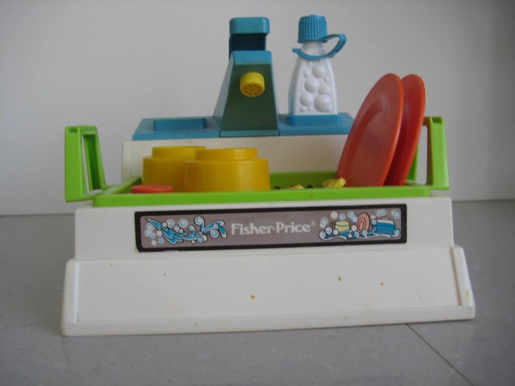 Fisher Price vintage - Afwasbakje, Kinderen en Baby's, Speelgoed | Fisher-Price, Ophalen, Gebruikt, Speelset