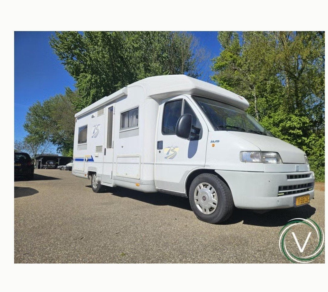 Fiat Ducato Burstner T625 met fietsendrager, Caravans en Kamperen, Buitenlamp, Ringverwarming, Decoder, Fiat