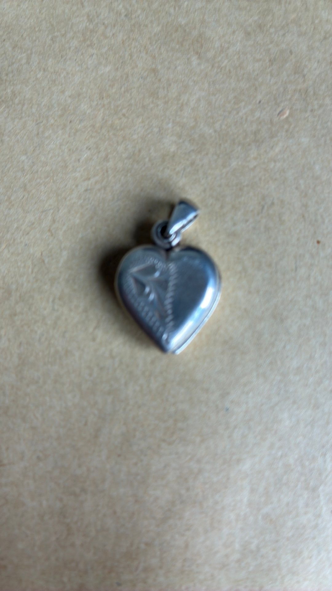 925 sterling zilver fotohanger hartje, Gebruikt, Ophalen of Verzenden, Hart, Zilver