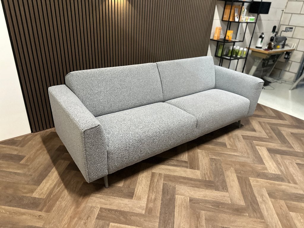 Sitdesign bank 239x90cm | Samplemodel grijsblauw |, -, -, 75 tot 100 cm, Ophalen of Verzenden
