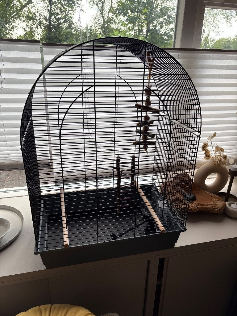 Vogelkooi, Dieren en Toebehoren, Ophalen, Zo goed als nieuw, Metaal, Vogelkooi