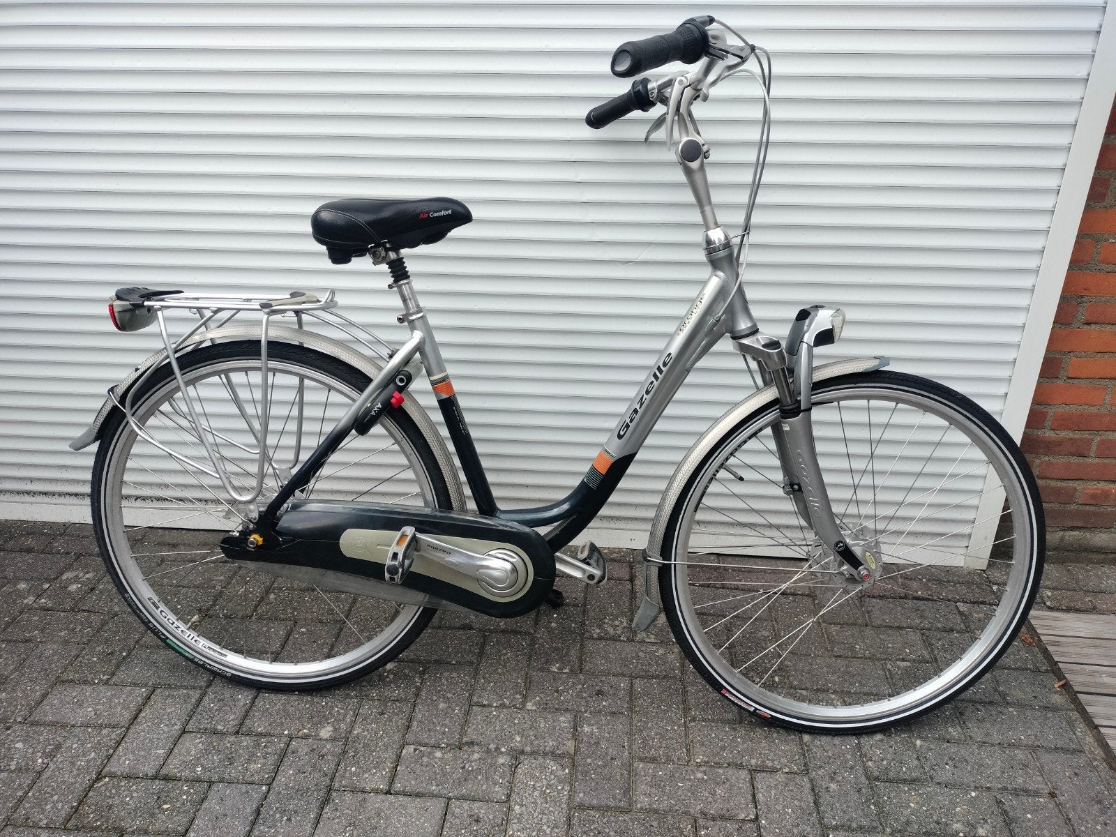 gazelle orange zeer goede staat 7 versn, Ophalen, Versnellingen, Gazelle, Trommelrem