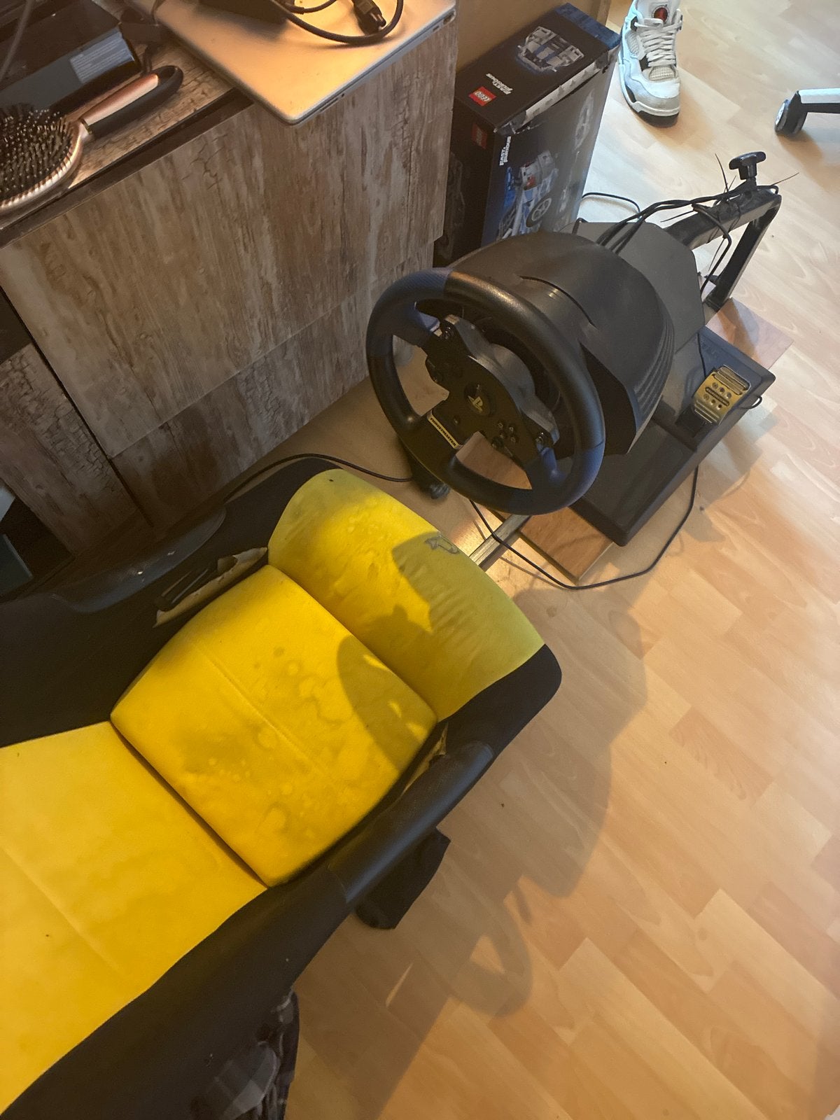 Thrustmaster T150 met Playseat, Ophalen, Gebruikt