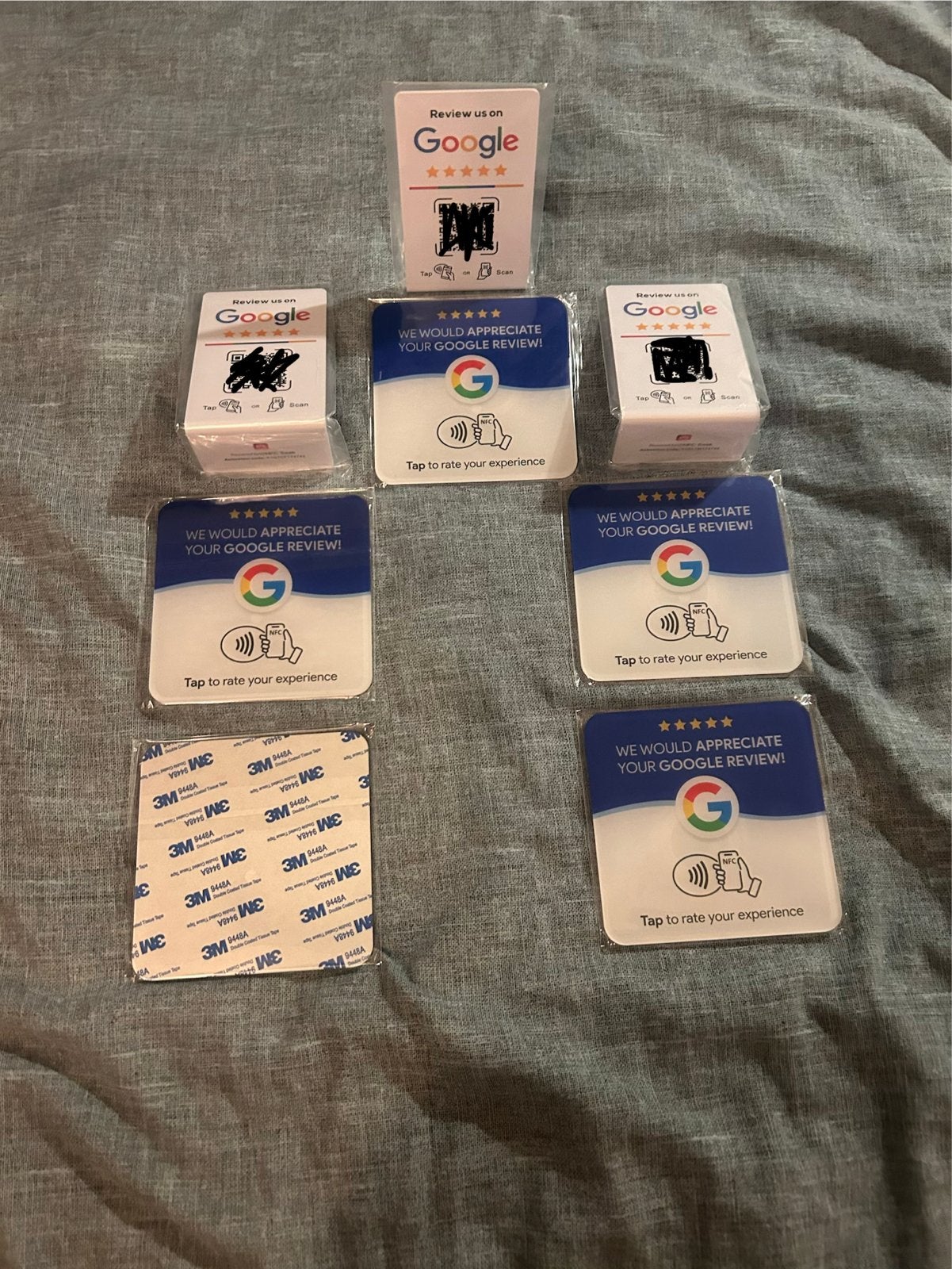 Google Review NFC/QR-code kaarten en stickers, Ophalen of Verzenden