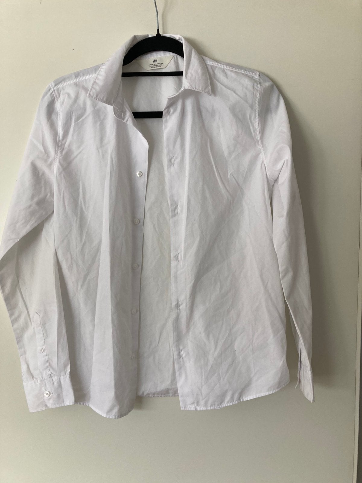 Overhemd jongens wit 158, Ophalen of Verzenden, Gebruikt, Jongen, Overhemd of Blouse