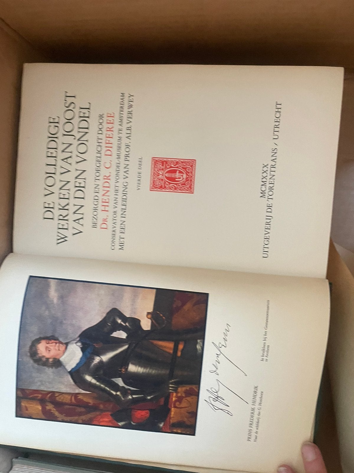 Volledige werken van joost van den vondel, Ophalen of Verzenden