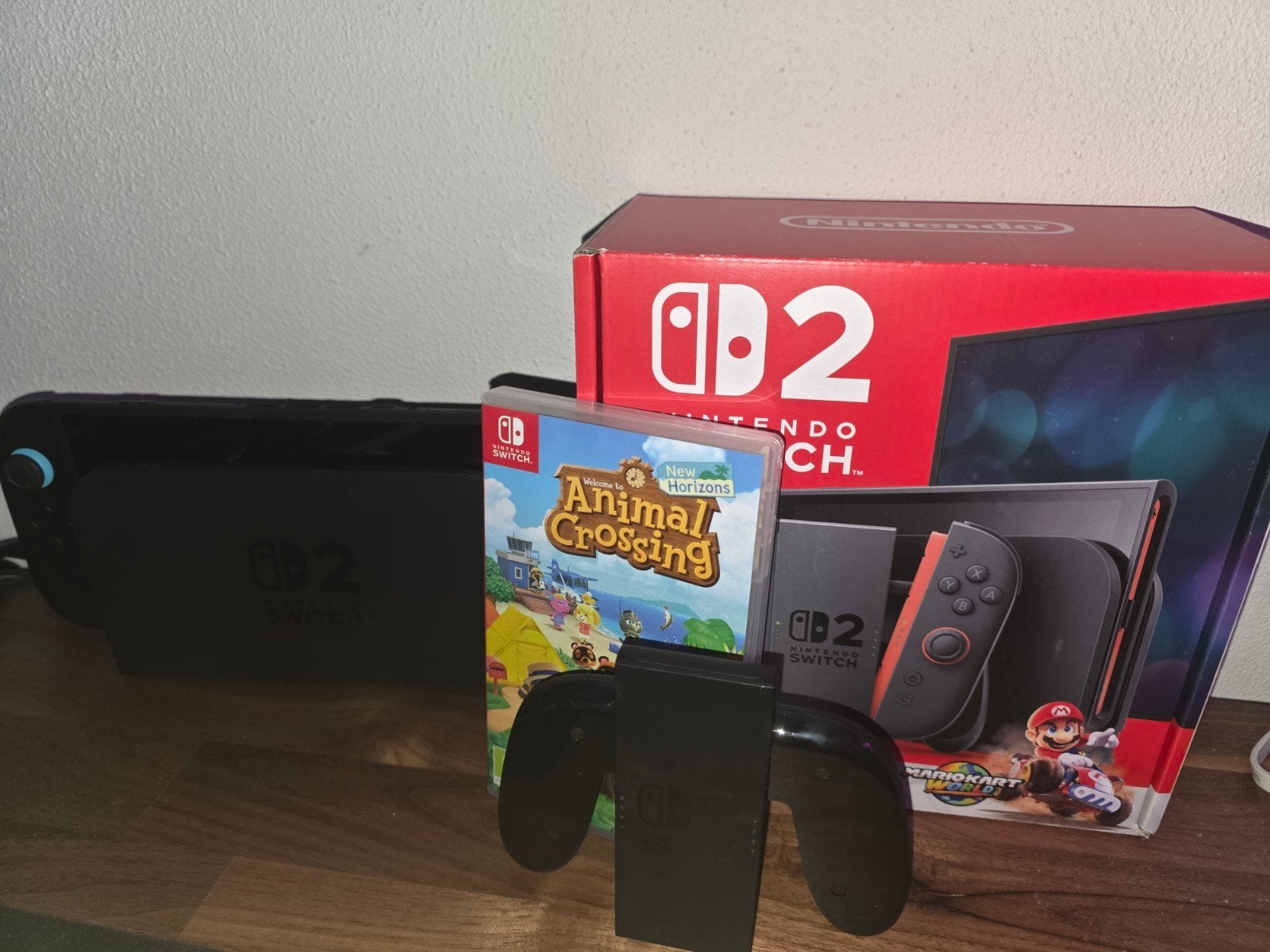Nintendo Switch 2 met mogelijkheid tot 3 spellen, Spelcomputers en Games, Met games, Met 2 controllers, Ophalen of Verzenden, Zo goed als nieuw