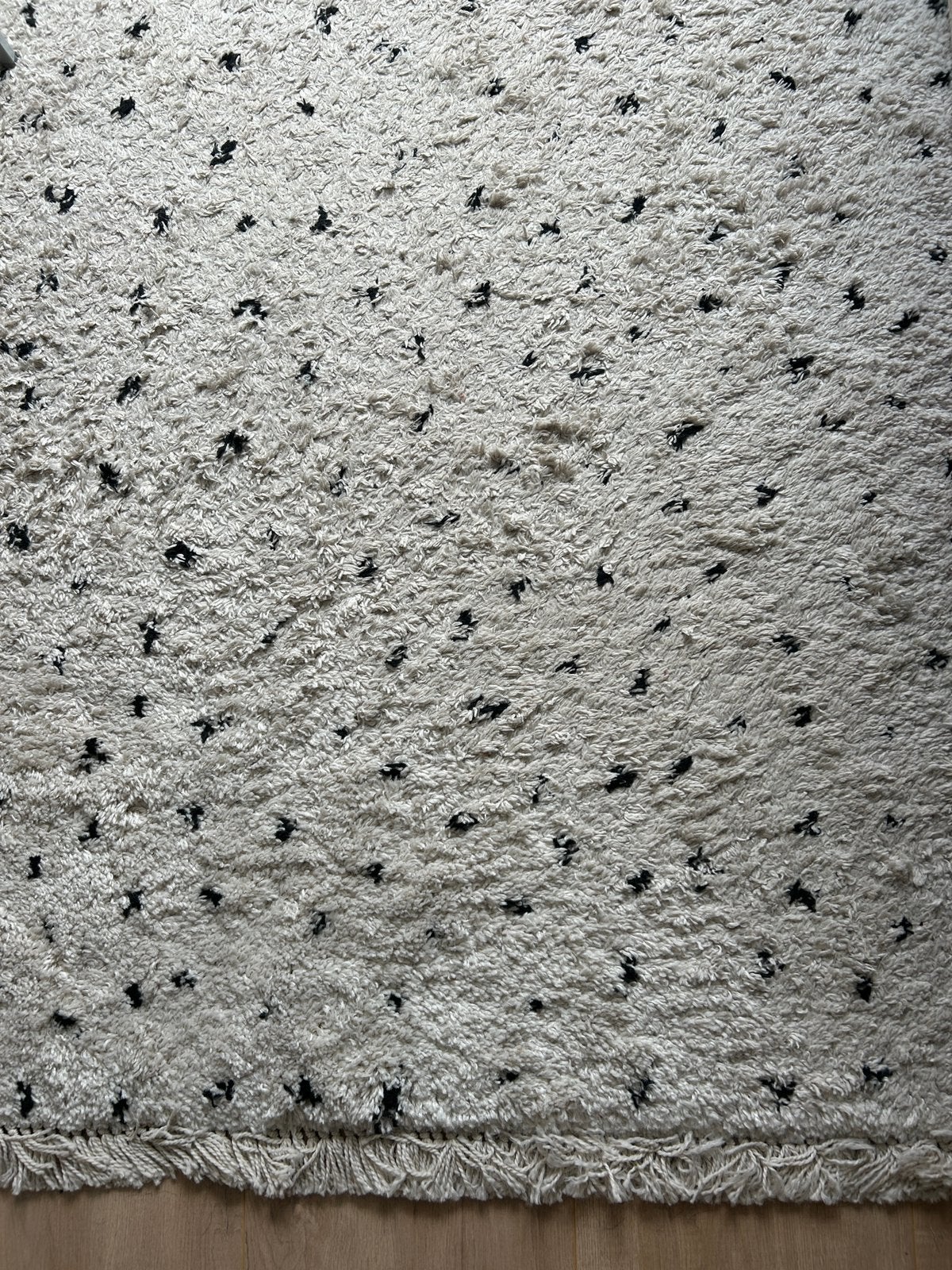 Wit/zwart kleed, Ophalen, Gebruikt, Wit, 150 tot 200 cm