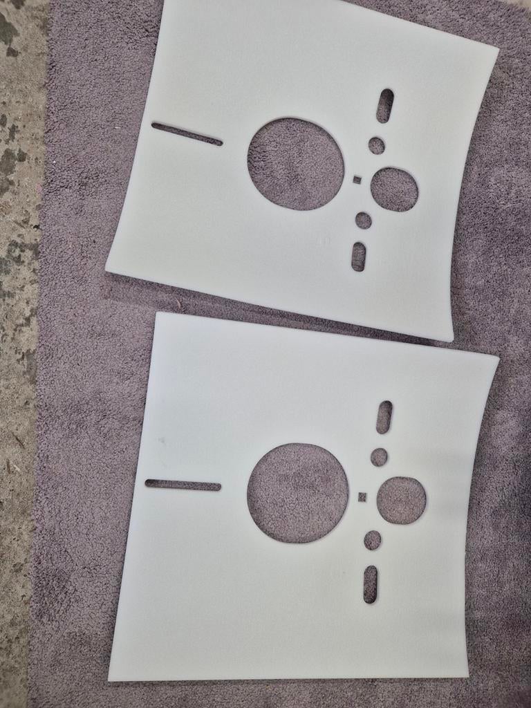 2x geberit isolatieplaat/ achterplaat hangend toilet, Ophalen of Verzenden, Nieuw, Toilet