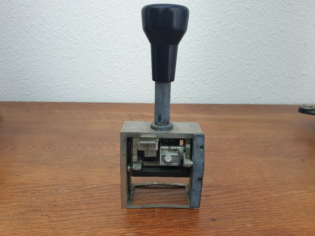 PTT Post Stortingstempel met codestiften, Ophalen of Verzenden, Overige thema's
