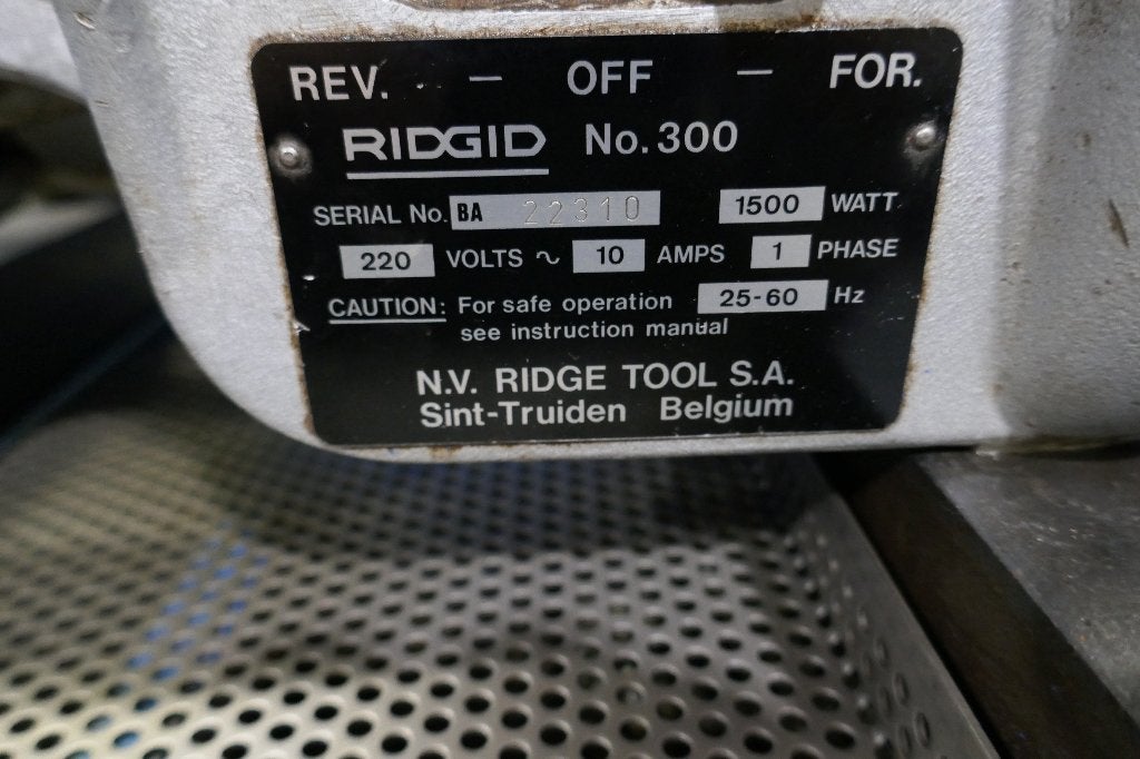 Foto 2 van RIDGID No. 300 draadsnijmachine – 220V