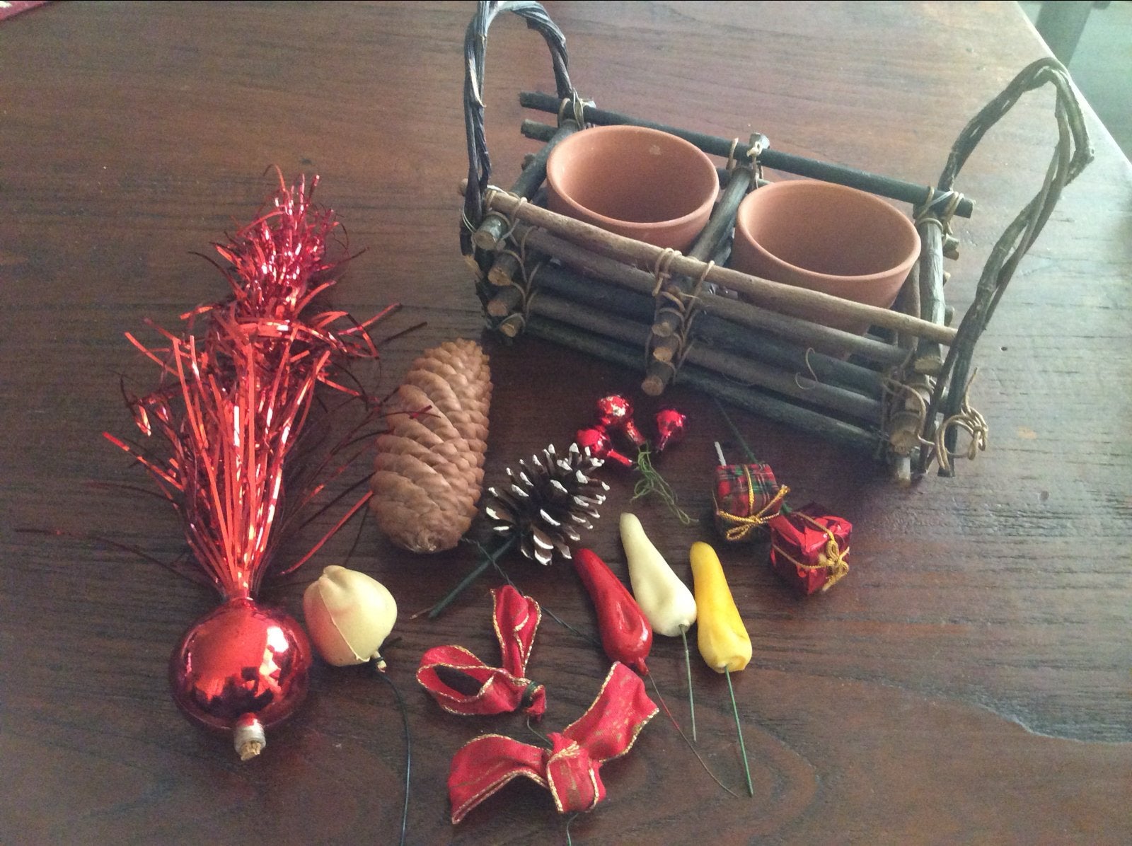Kerstversiering Set, Ophalen of Verzenden, Gebruikt