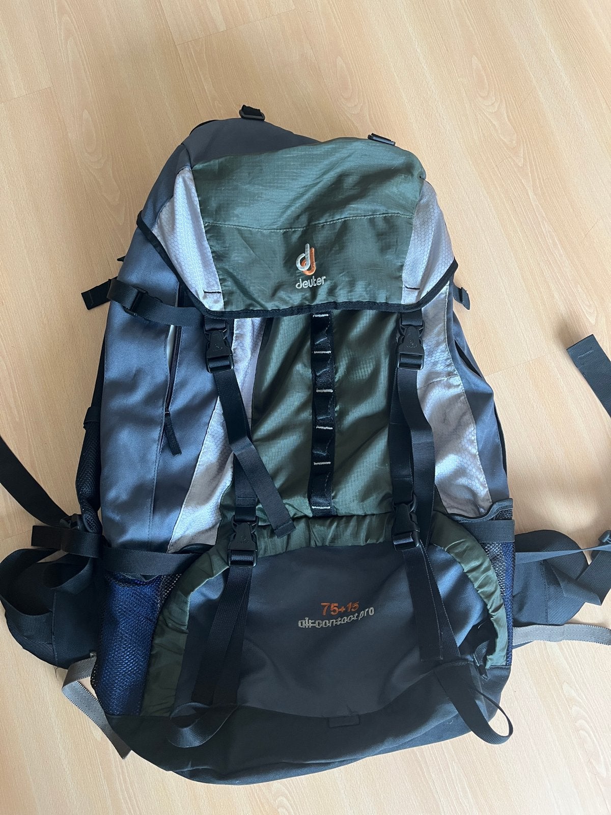 Deuter AirContact Pro 75+15 Trekkingrugzak met regenhoes, Sport en Fitness, Bergsport en Wandelen, Ophalen of Verzenden, Gebruikt