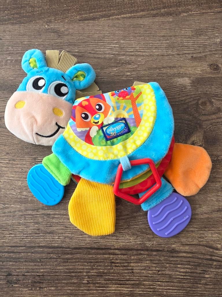 Playgro Activity Boekje Ezel - Zacht Speelgoed Baby, Ophalen of Verzenden, Zo goed als nieuw, Overige typen